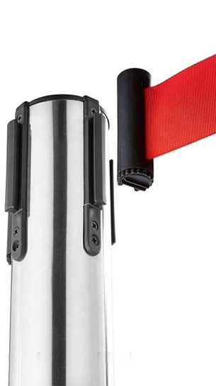 Szalagos kordonoszlop